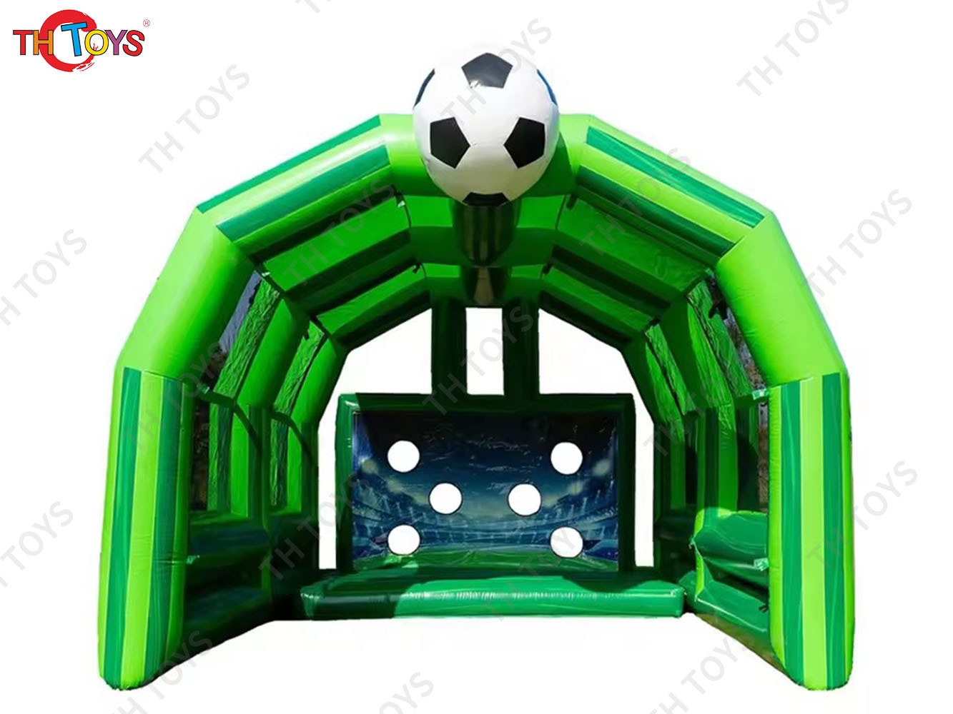 Commercial Inflatable Soccer Goal Football Shoot Out Game with Blower