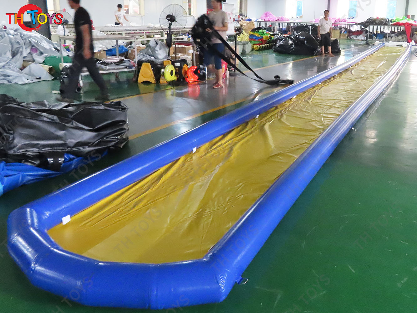 10m/15m/20m Custom Made Inflatable Slip Slides for Adults and Kids City Fun Playground Air Tight Inflatable Water Slide