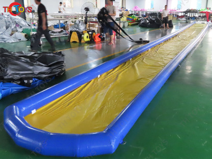 10m/15m/20m Custom Made Inflatable Slip Slides for Adults and Kids City Fun Playground Air Tight Inflatable Water Slide