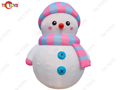 Outdoor Inflatable Christmas Snowman Model High Quality Commercial Inflatable Snowman Yard Decoration