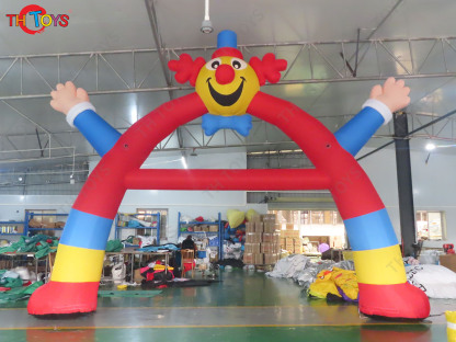 Clown Theme Inflatable Arch for Advertising Birthday Carnival Parties Decoration Inflatable Archway Gate for Celebration