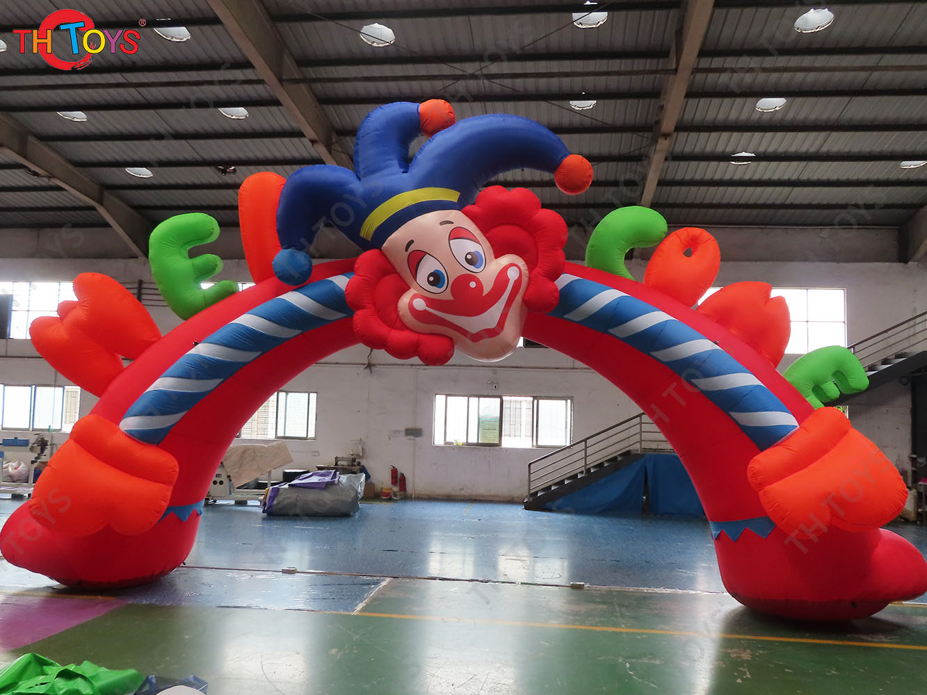 Clown Theme Inflatable Arch for Advertising Birthday Carnival Parties Decoration Inflatable Archway Gate for Celebration