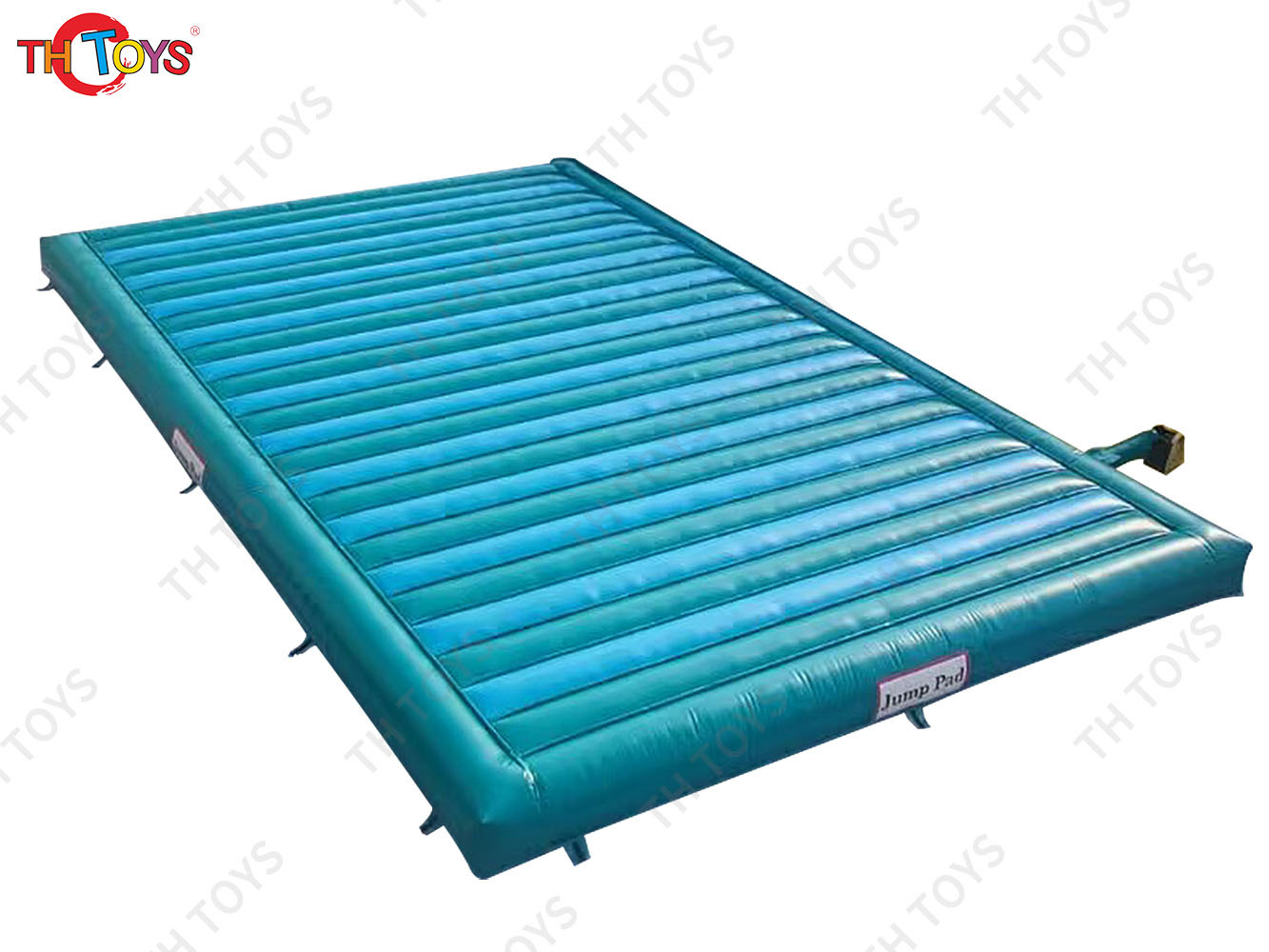 custom made green inflatable jump pillow, outdoor giant inflatable Jumping Bounce Pads for kids and adults