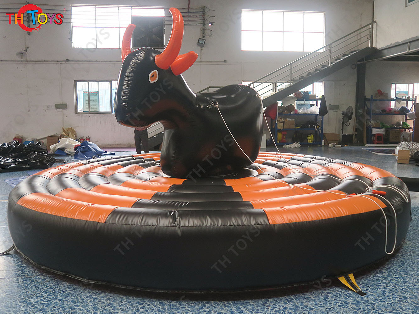 human inflatable bull ride game,pull-riding rodeo game inflatable, inflatable bull fighting carnival game