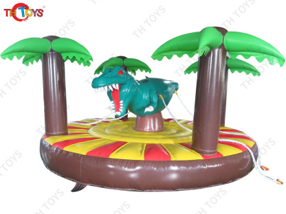 Inflatable Manual Human Bull Riding Sport Game pull-riding rodeo game inflatable bull fighting carnival Game