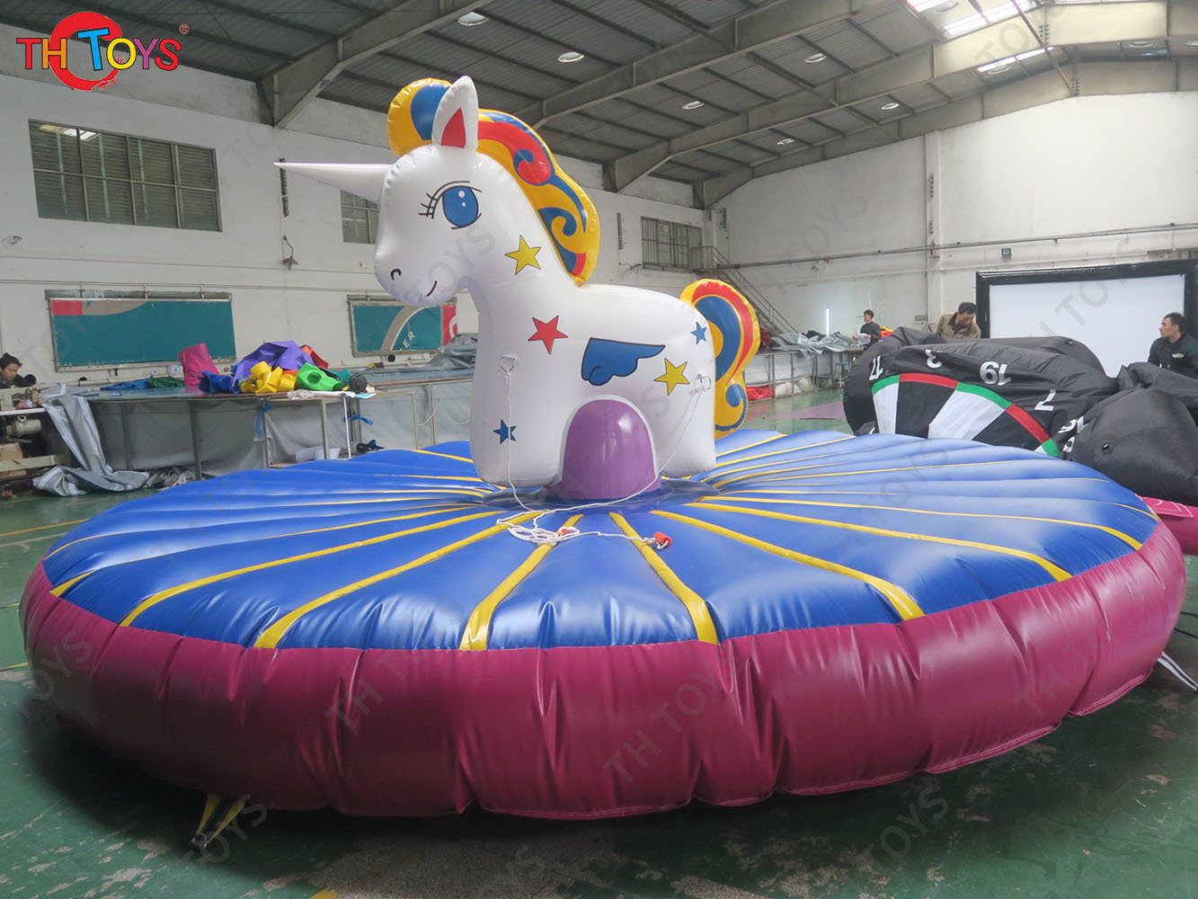 Inflatable Manual Human Bull Riding Sport Game pull-riding rodeo game inflatable bull fighting carnival Game
