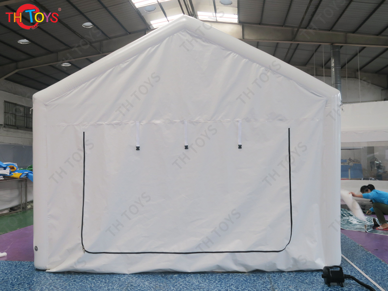 Large Inflatable Air Cube Tent for Outdoor Camping Portable Blow Up Air Tents House