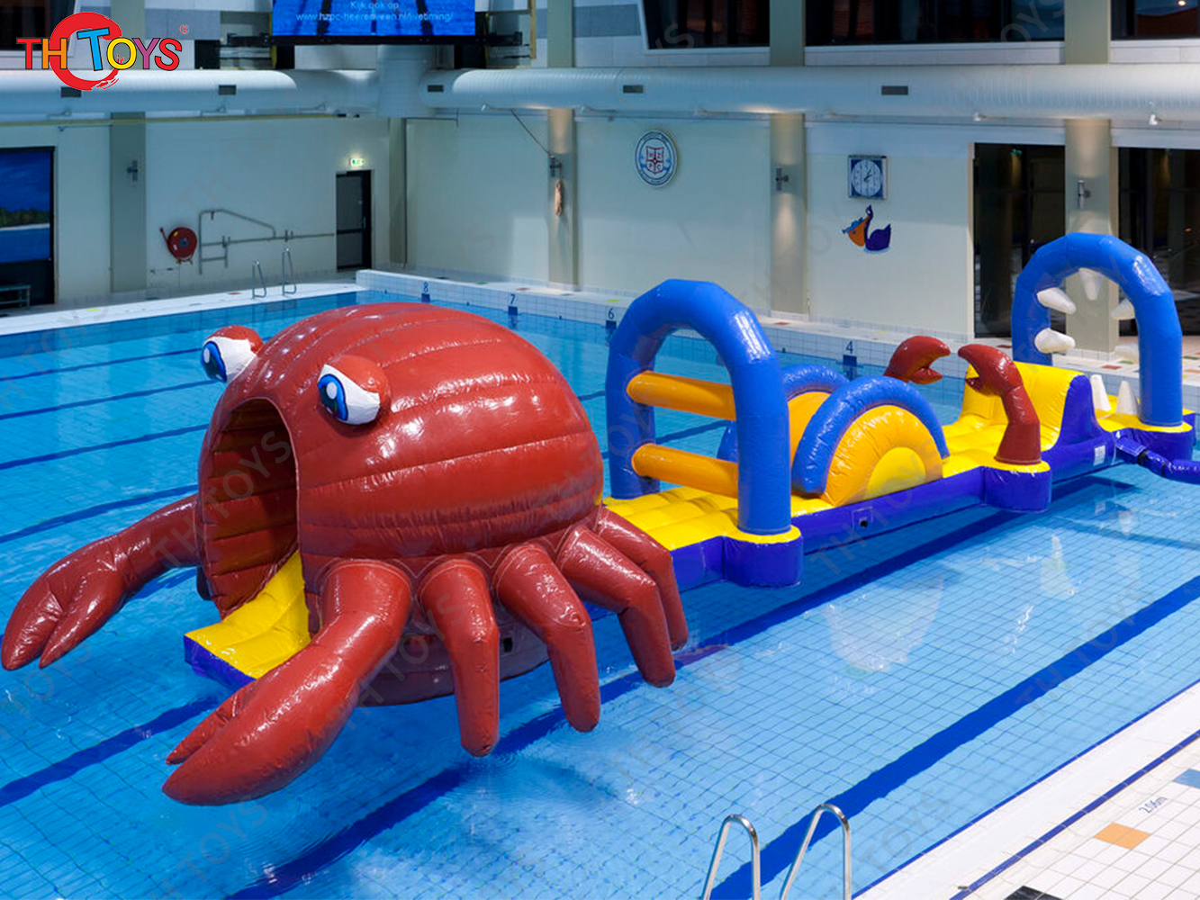 Inflatable Floating Water Obstacle Course,pirate ship commercial inflatable obstacle course on swimming pool