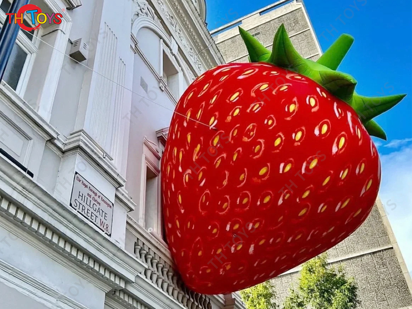 Giant Inflatable Strawberry Balloon 3D Blow Up Strawberry Inflatables Air Balloon