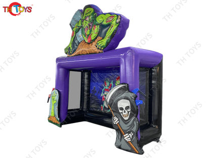 Inflatable Zombie Attack Axe Throwing And Archery Shooting Game