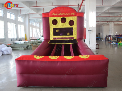 4x2.5x2.5m Inflatable Rolling balls Pitching Game