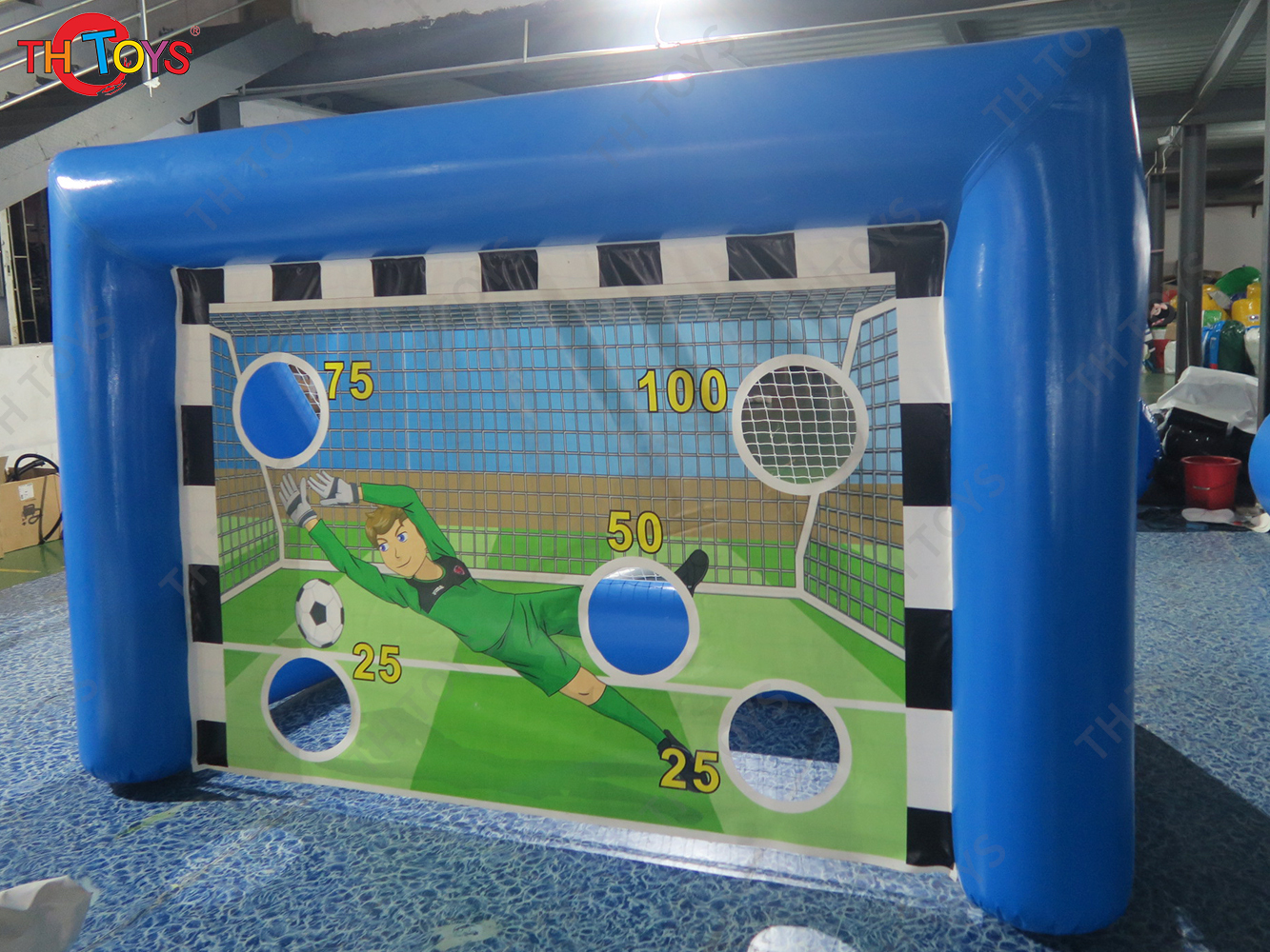 inflatable football soccer toss game,inflatable football target,inflatable soccer shooting goal
