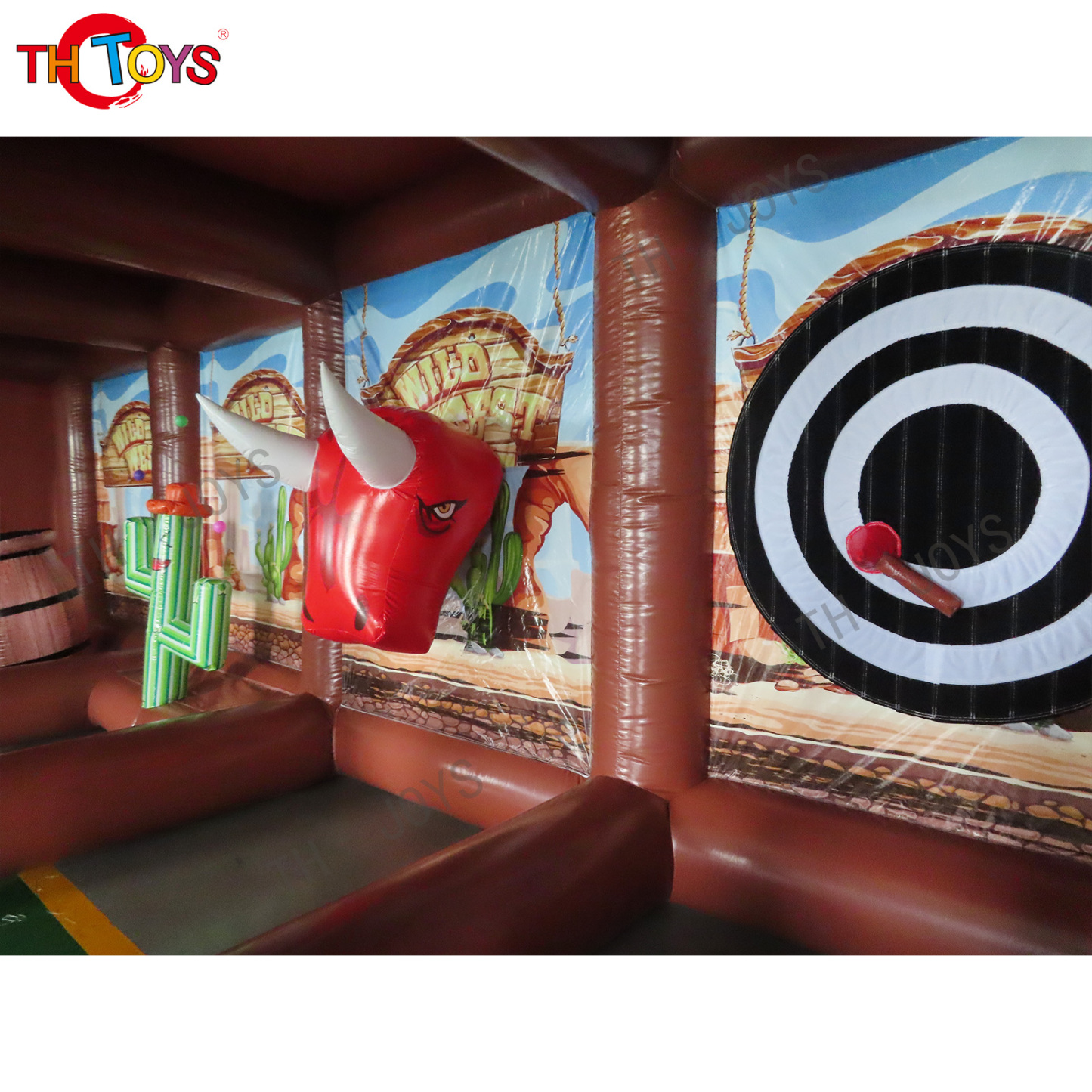 Custom Outdoor Inflatable Game 4 In 1 Fair Stall Inflatable Carnival Booth Inflatable Carnival Game For Events