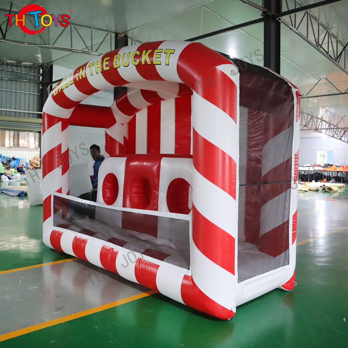 Inflatable Bouncy Interactive 3-in-1 Multi Sports Play Throwing Carnival Sport Game
