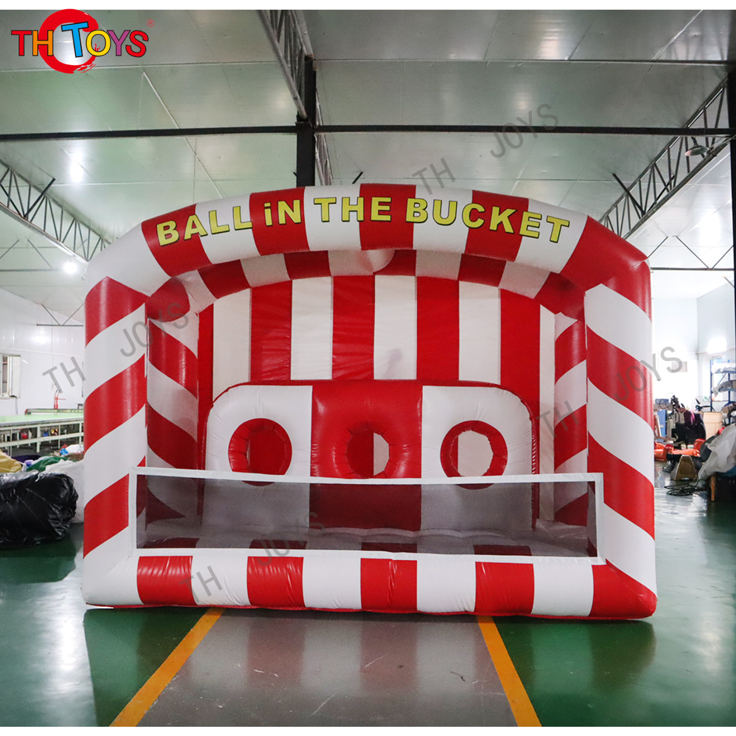 Inflatable Bouncy Interactive 3-in-1 Multi Sports Play Throwing Carnival Sport Game