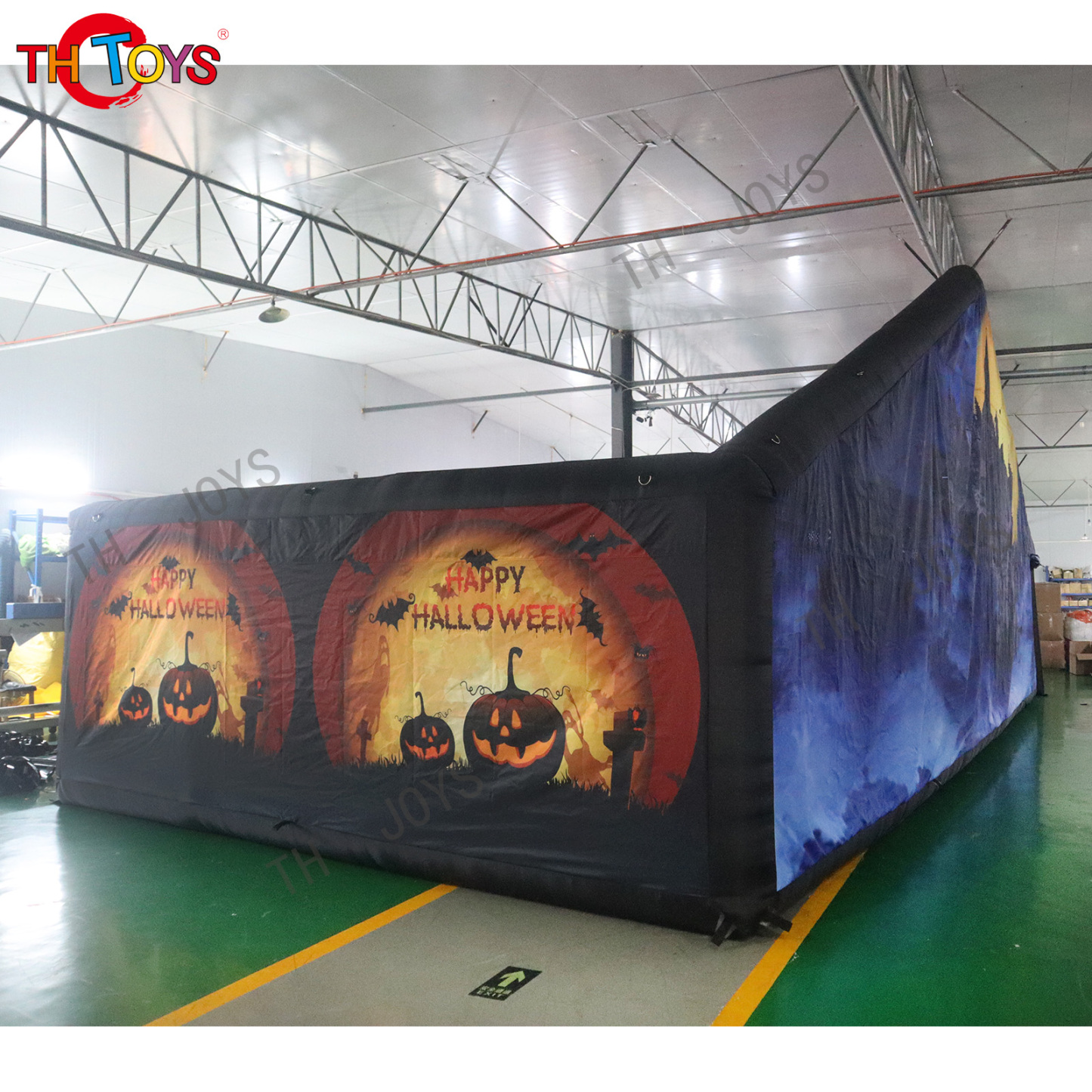 inflatable haunted house maze, haunted house inflatable maze for Halloween