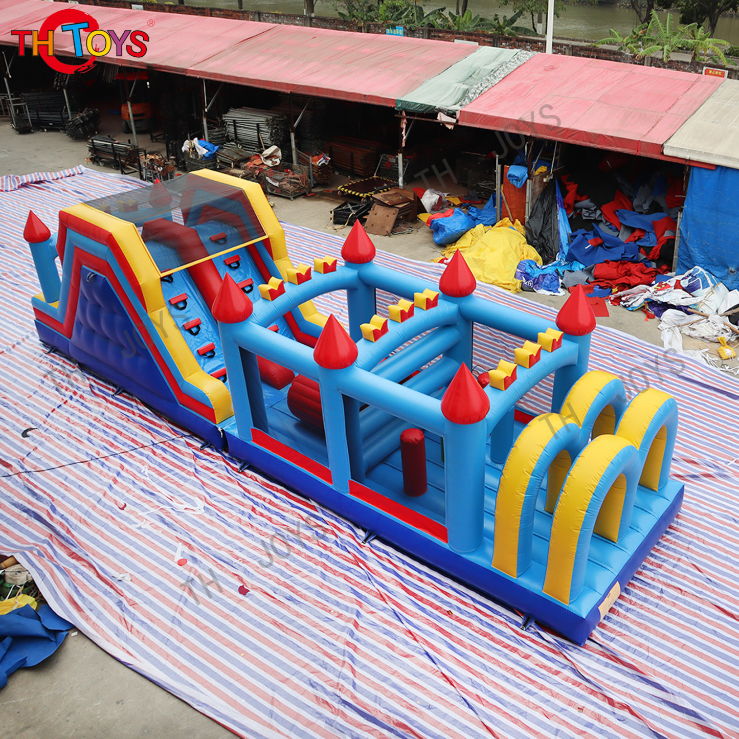 Inflatable Obstacle Course Sports Games-4