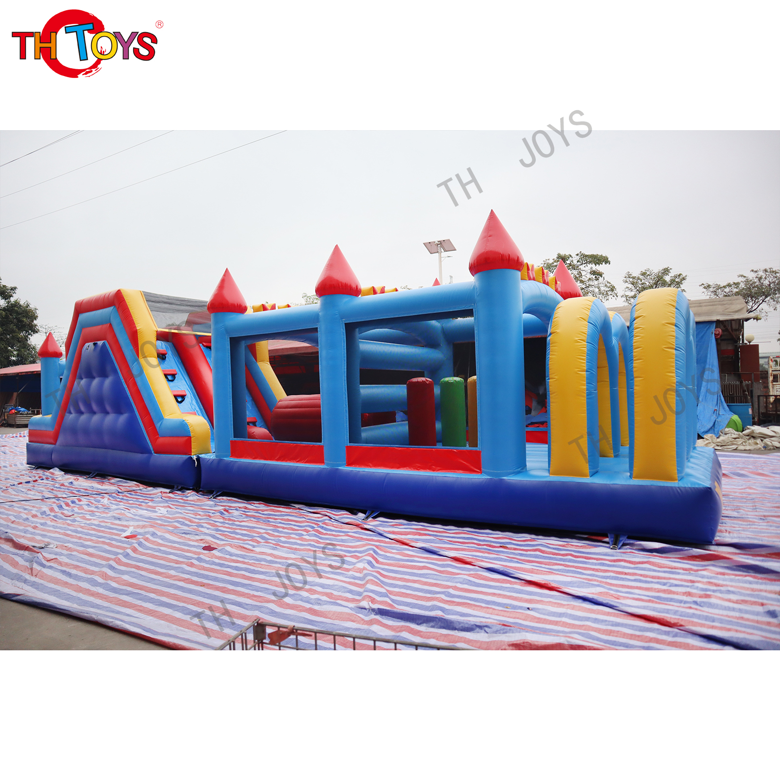 Inflatable Obstacle Course Sports Games-4