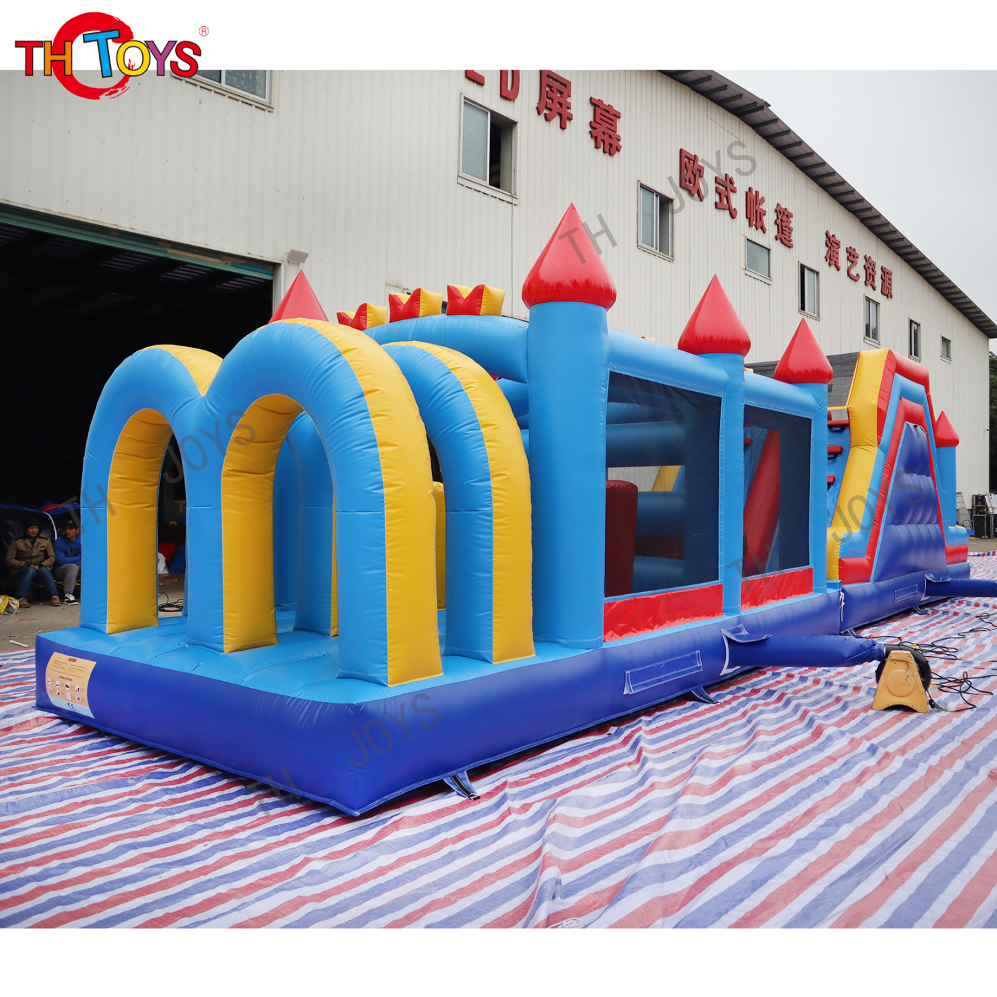 Inflatable Obstacle Course Sports Games-4