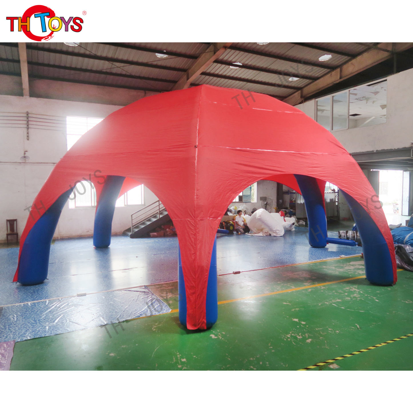 Inflatable spider tents04