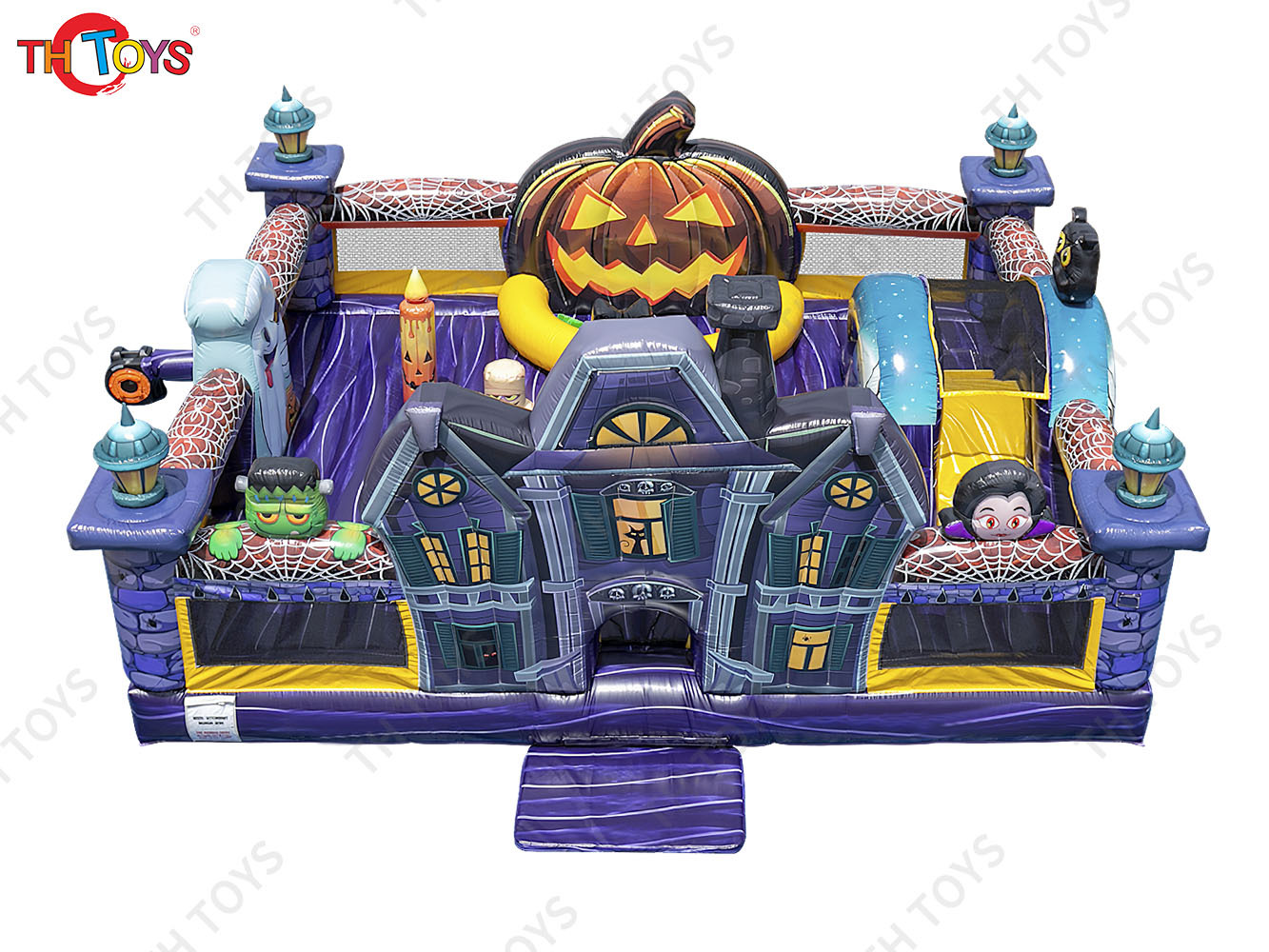 New Haunted house inflatable Bouncy castle commerical Inflatable Halloween Bouncer playground for party