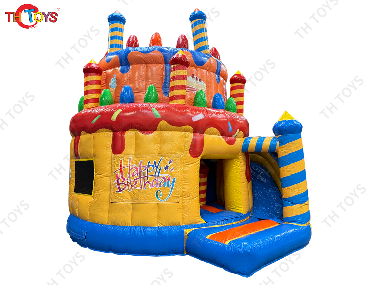 Inflatable Cake Bouncer Castles with cover Child Jumping Bouncy Castle Trampoline Bounce House Inflatable Bouncer