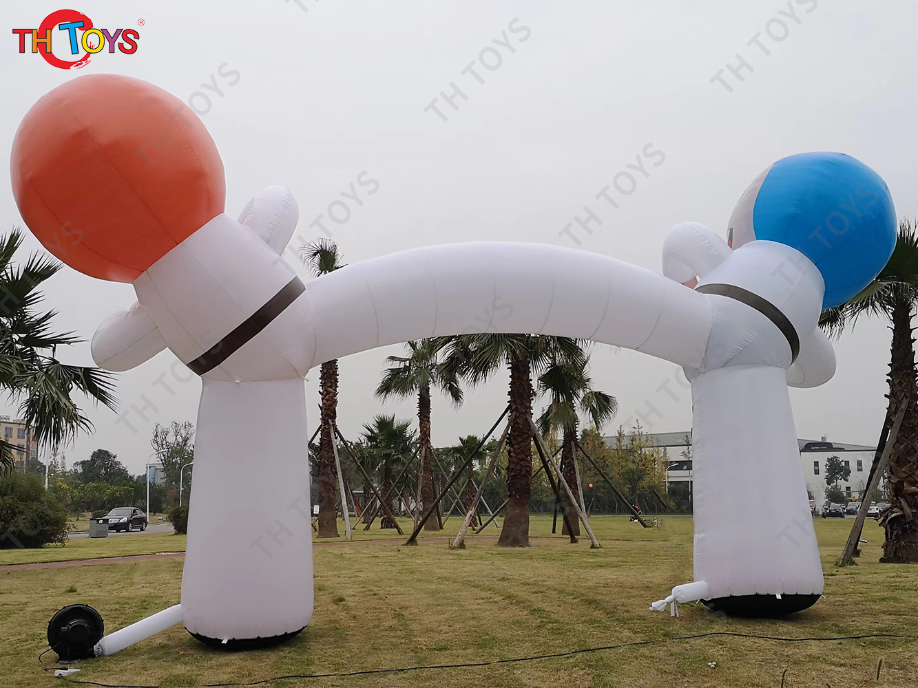 Customized Inflatable Boxing Cartoon Arch Gate Outdoor Decoration Inflatable Taekwondo Wresting Archway