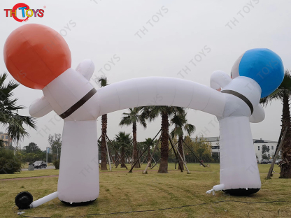 Customized Inflatable Boxing Cartoon Arch Gate Outdoor Decoration Inflatable Taekwondo Wresting Archway