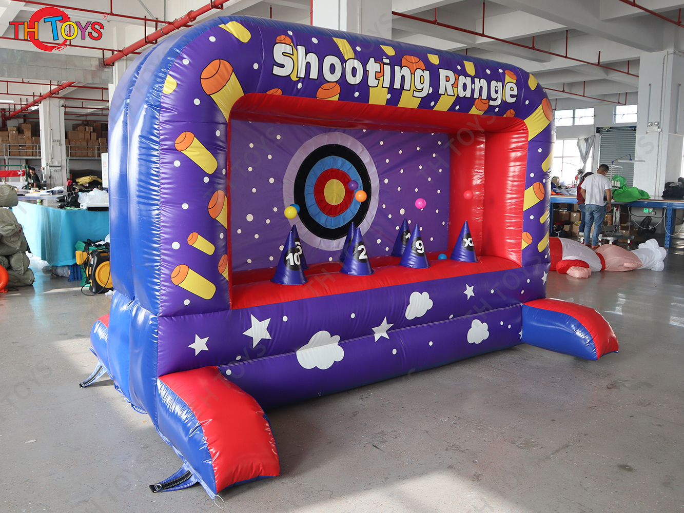 3x2m New Inflatable Wild West Shoot Out Carnival Game