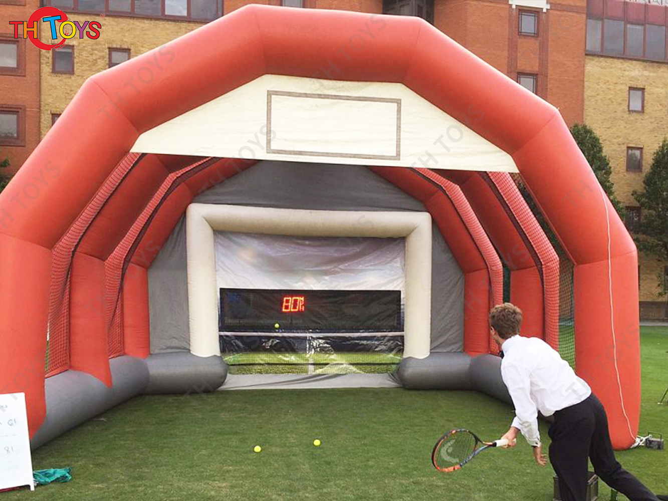 Bouncy Goalkeeper sport inflatable Commercial Inflatable Soccer Goal Football Shoot Out Game with Blower