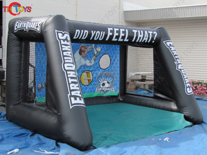 4x3x3mh inflatable football shooting goal/target,inflatable soccer toss sport game,inflatable shoot out
