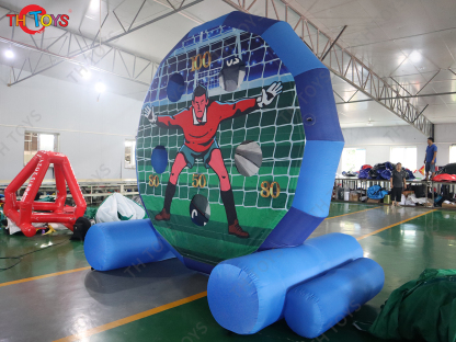 double sides Inflatable Soccer Dart Board,Inflatable Football Shooting Target Outdoor Sports Games