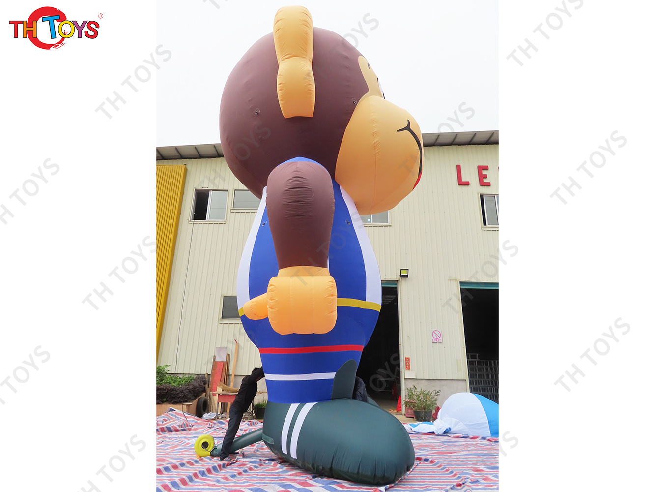 Advertising Giant Inflatable Monkey Model Cartoon Animals Characters For Sale
