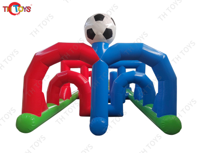 custom Soccer Dribble Action Game Inflatable ,Inflatable Dribble Soccer Shooting Game,Dribble Zone