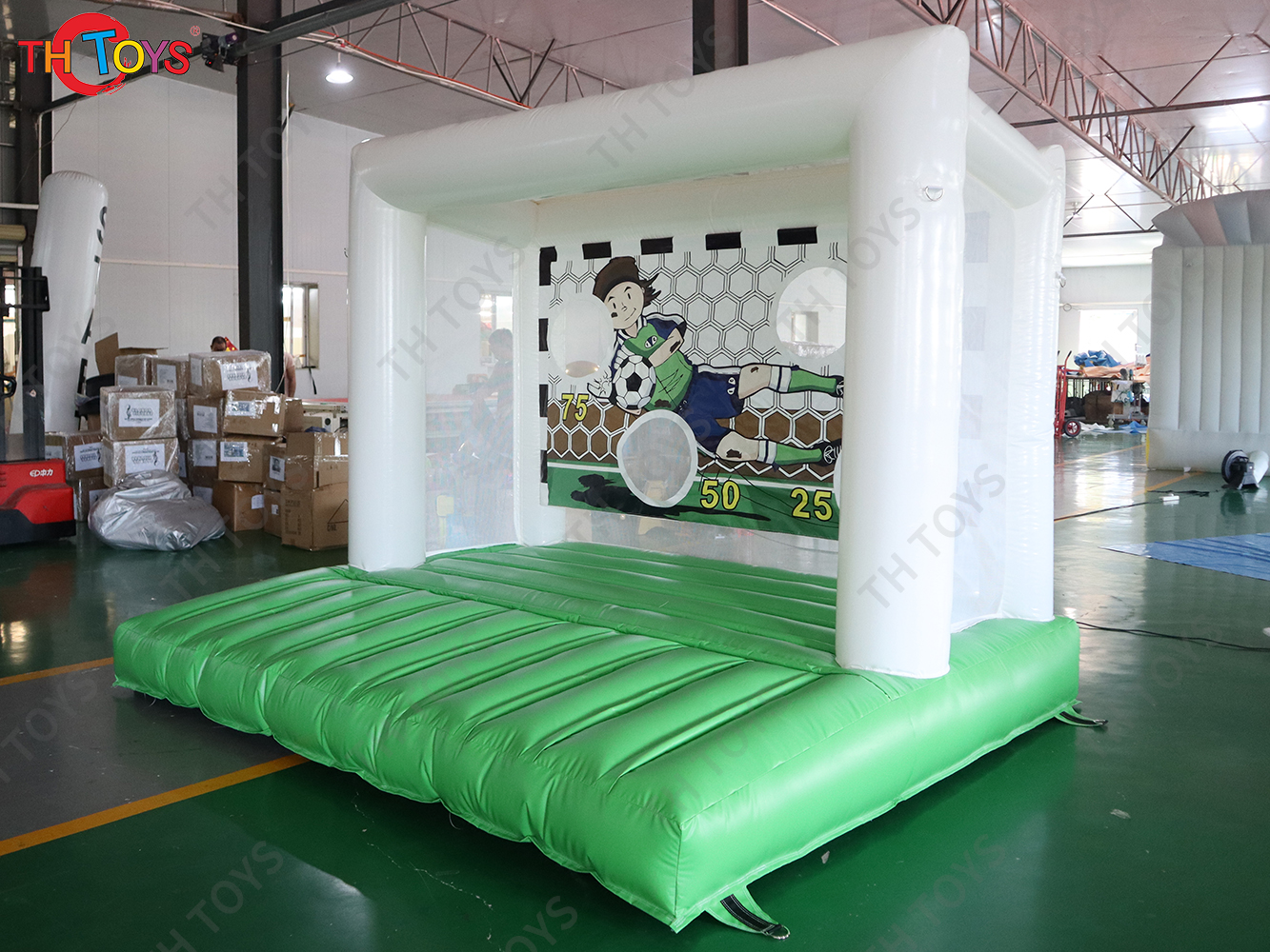 Inflatable Football Shootout Game, Outdoor Sport Game Inflatable Football Shooting Target games for kids
