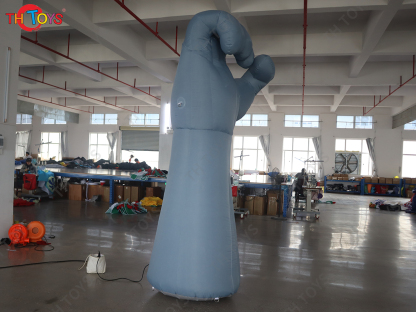 4m13ft tall giant inflatable Fist Model for advertising