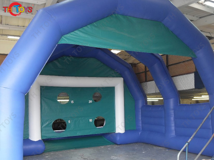Inflatable Football Target Commercial Inflatable Soccer Shootout Bouncy Goalkeeper with Blower