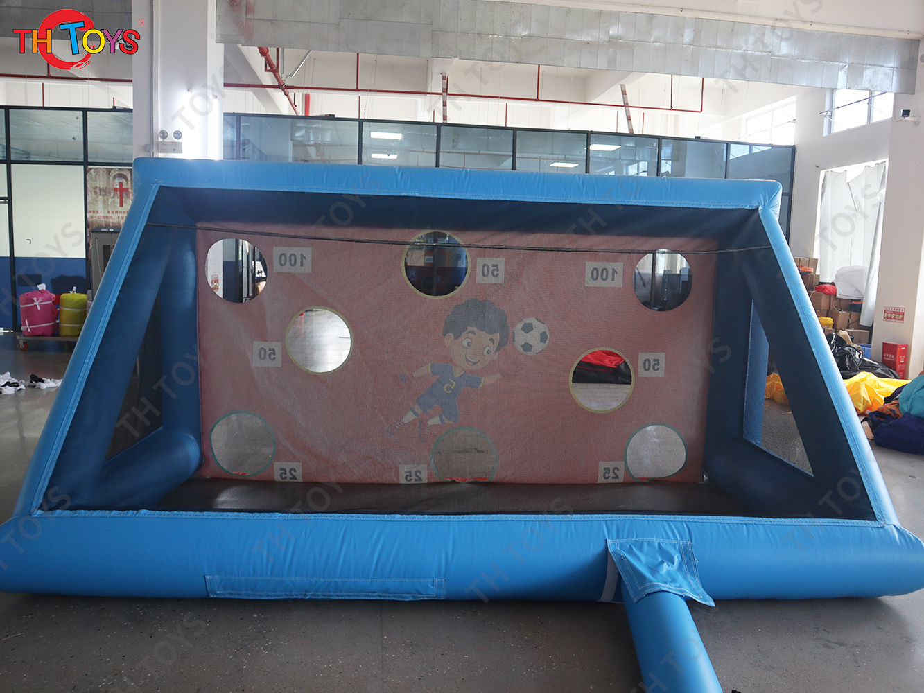 inflatable football soccer toss game,inflatable football target,inflatable soccer shooting goal