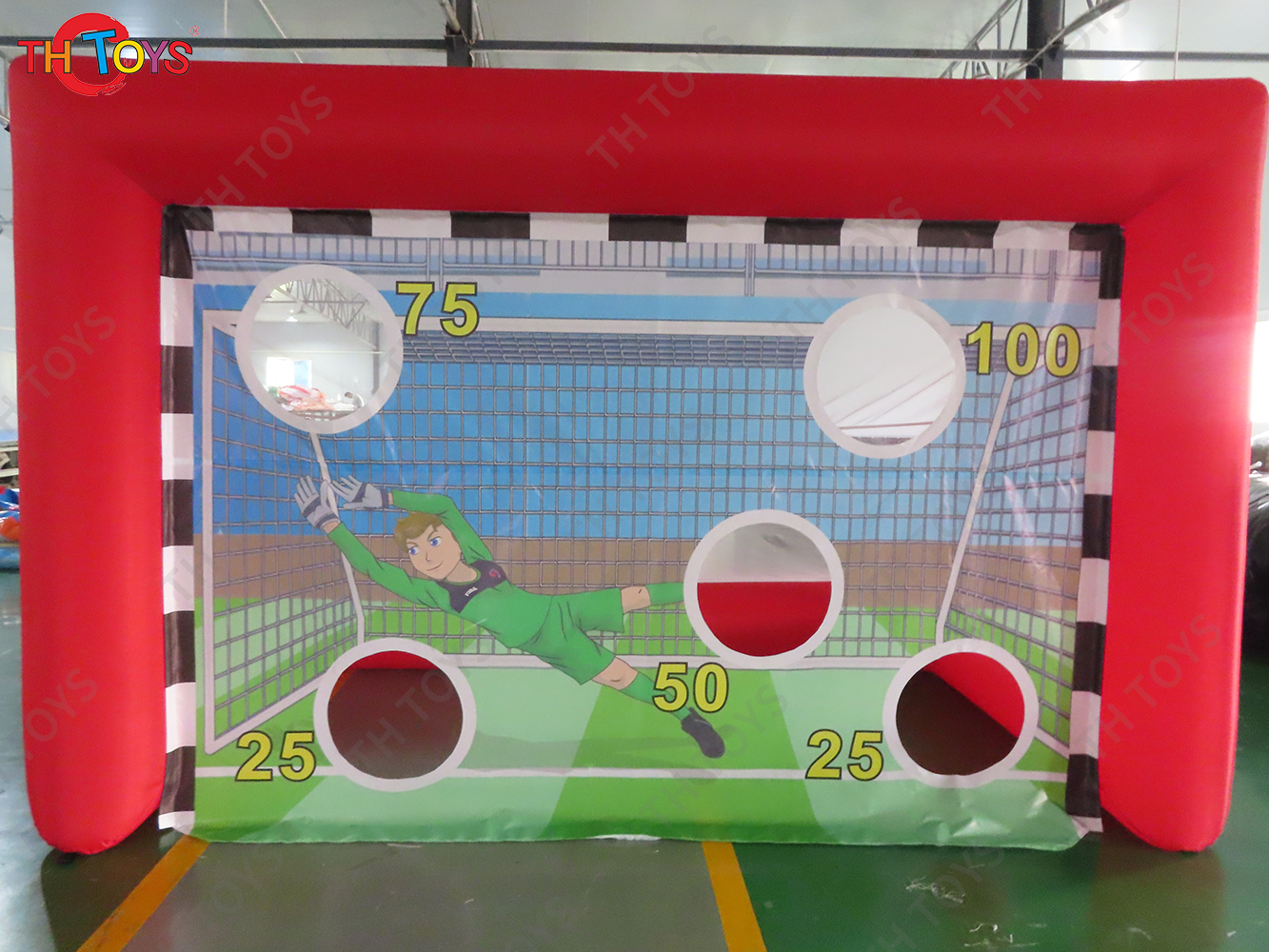 inflatable football soccer toss game,inflatable football target,inflatable soccer shooting goal