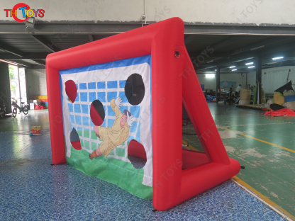 3x1.5x2mH Optional Inflatable Football Shoot Out Game Inflatable Football Goal Carnival Sport Game Toys for Sale