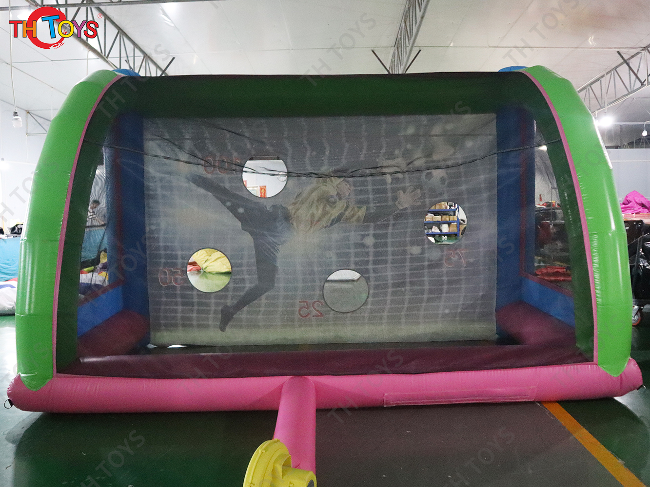 4x2.5m Optional Inflatable Football Shoot Out Game Inflatable Football Goal Carnival Sport Game Toys for Sale