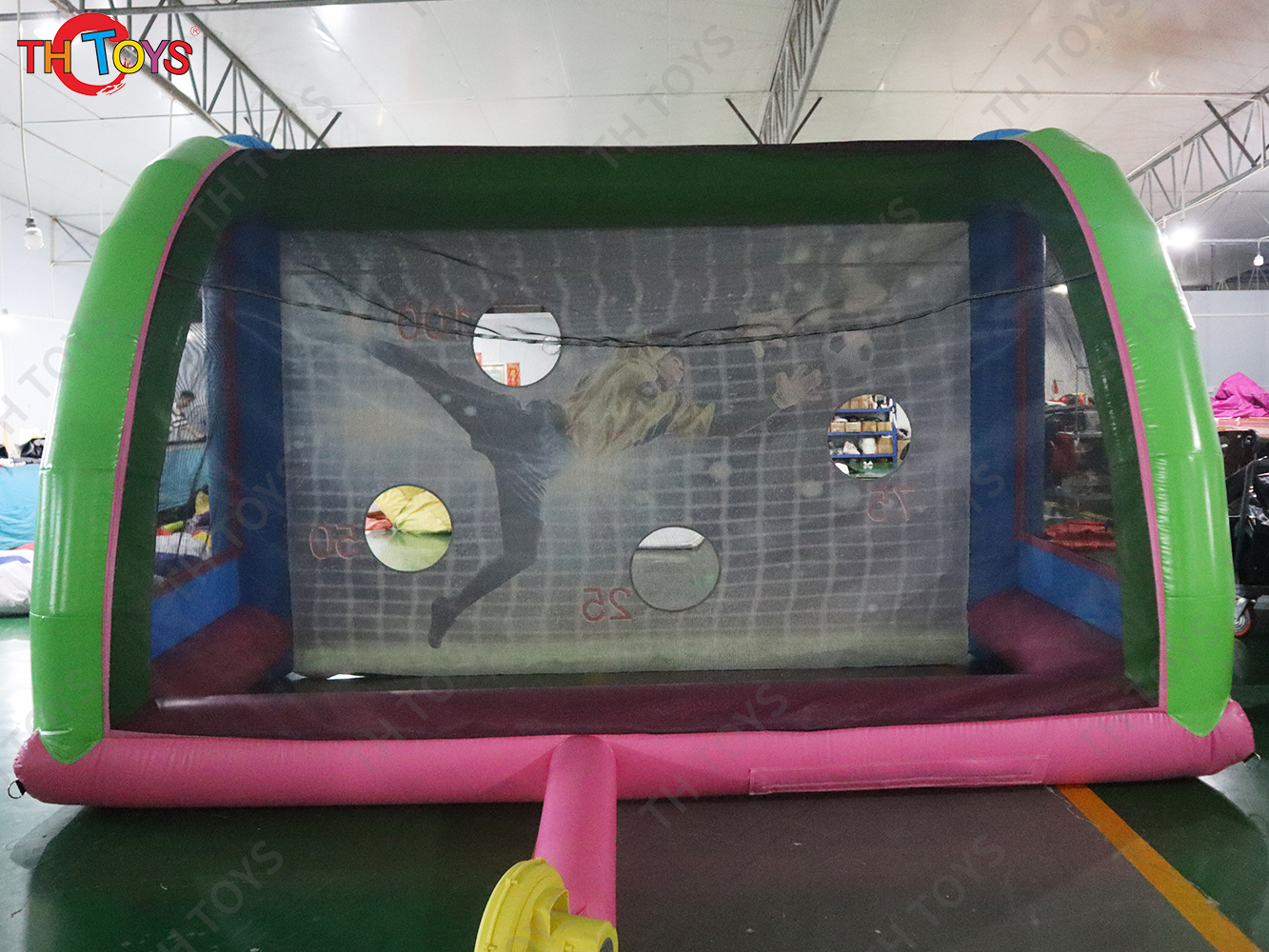 4x2.5m Optional Inflatable Football Shoot Out Game Inflatable Football Goal Carnival Sport Game Toys for Sale