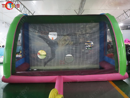 4x2.5m Optional Inflatable Football Shoot Out Game Inflatable Football Goal Carnival Sport Game Toys for Sale
