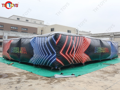 Custom inflatable Labyrinth Laser Tag Game Arena, commercial PVC Inflatable laser tag Maze for kids n adults