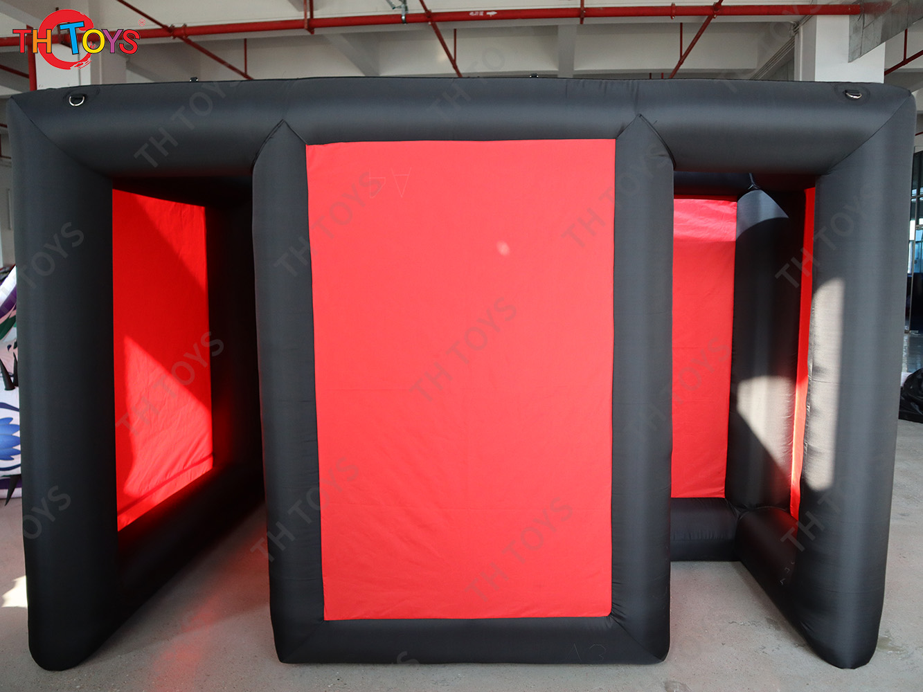 Custom Made Inflatable Halloween Haunted House Maze Blow Up Air Labyrinth Maze Challenge Game with Blower