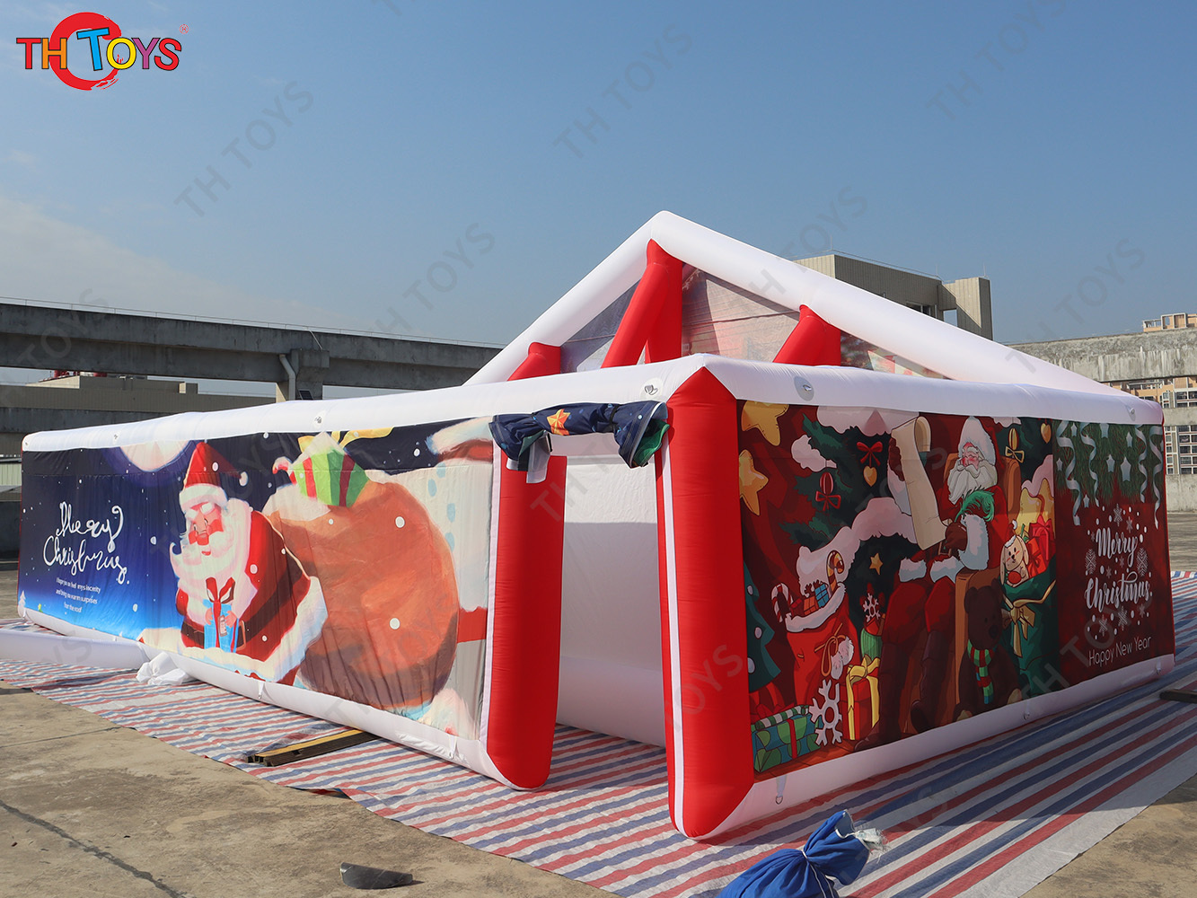 outdoor portable Christmas inflatable maze, Halloween inflatable haunt house Labyrinth maze for kids n adults