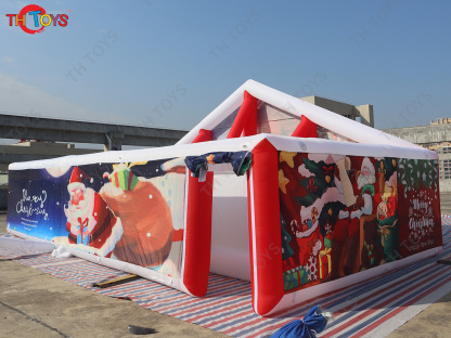 outdoor portable Christmas inflatable maze, Halloween inflatable haunt house Labyrinth maze for kids n adults