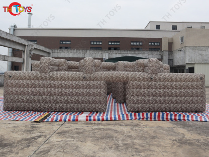 Large Outdoor Inflatable Laser Tag Maze Game Square Obstacle Course Commercial Labyrinth For Kids And Adults