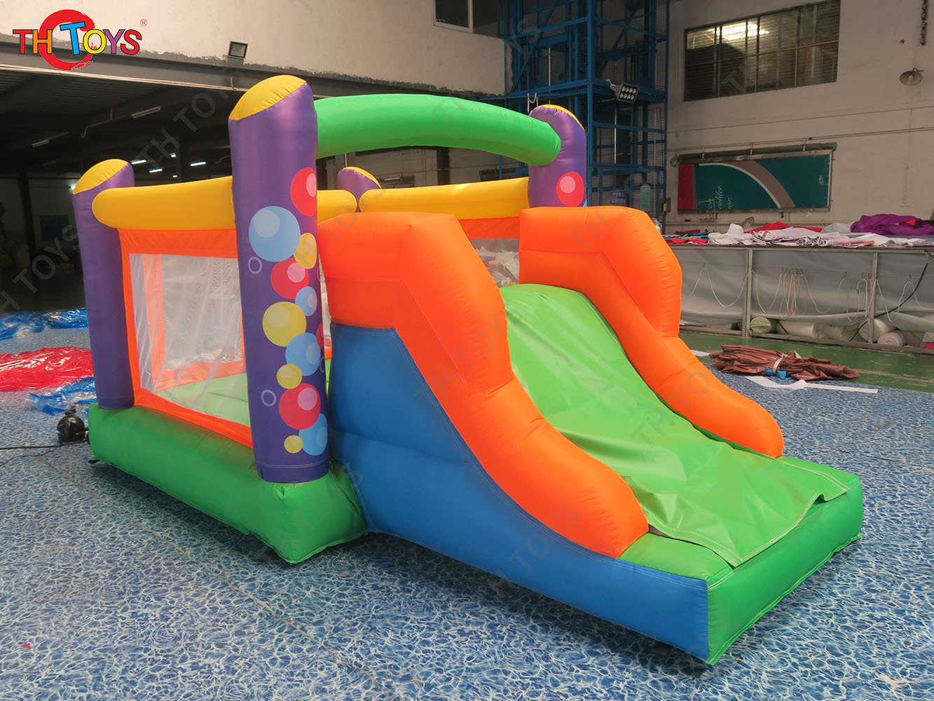 3.5x2x1.2mH PVC Tarpaulin Inflatable Bouncer Cheap Inflatable Bouncy Castle Bounce House Toys with Slide