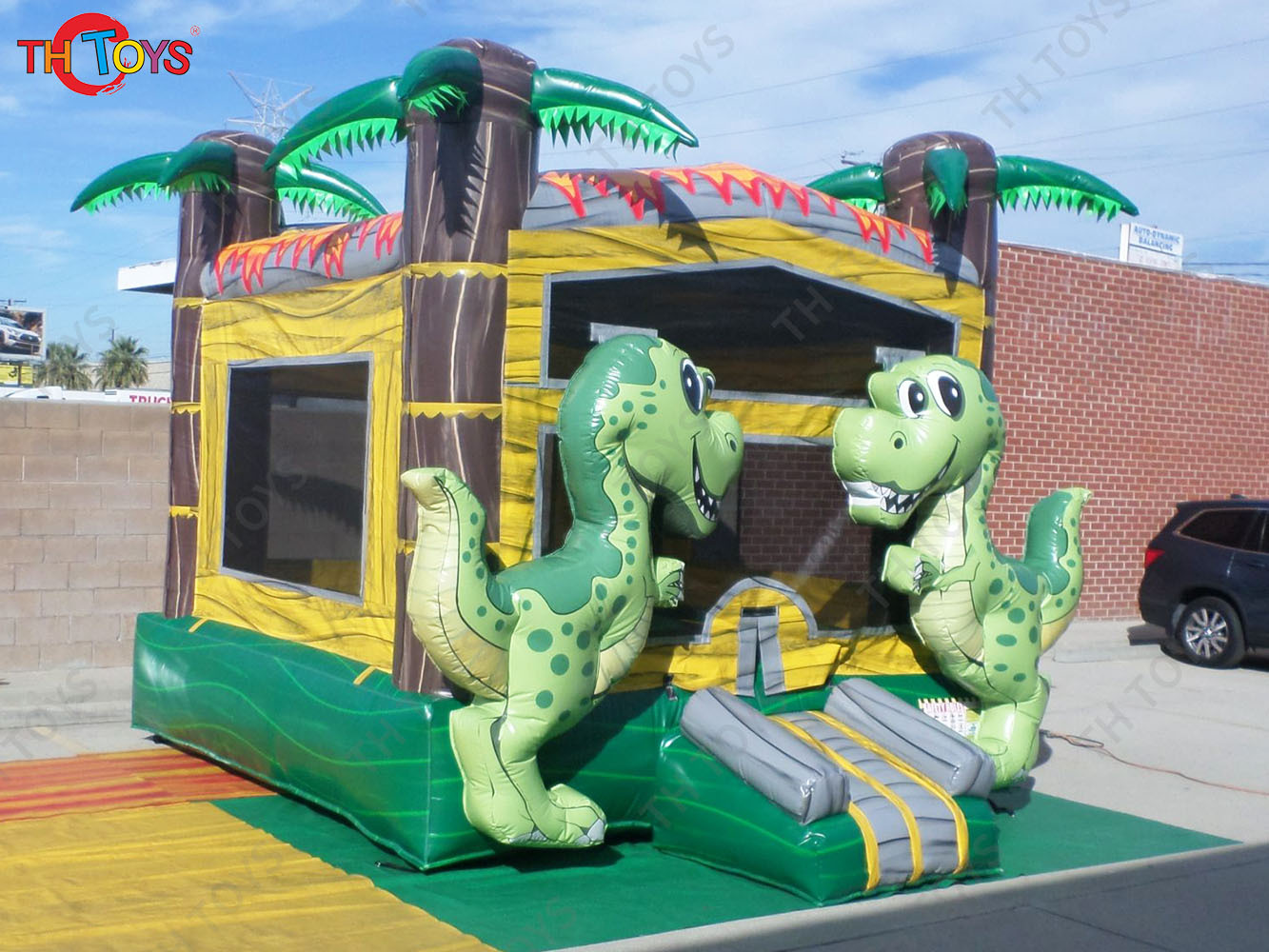 dinosaur animal inflatable bouncy house, 2025 new style party rental inflatable jumper house for kids